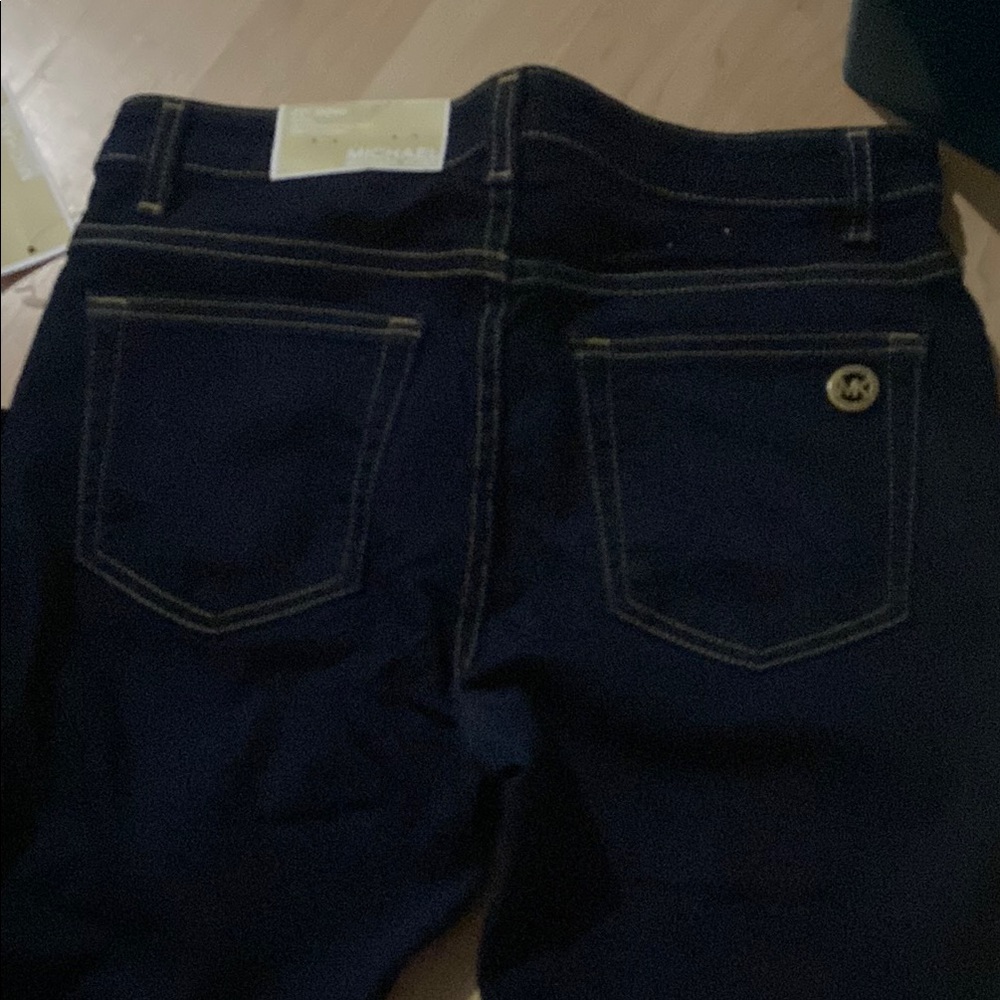 Michael Kors Dark Blue Women's Jeans - Picture 3 of 4